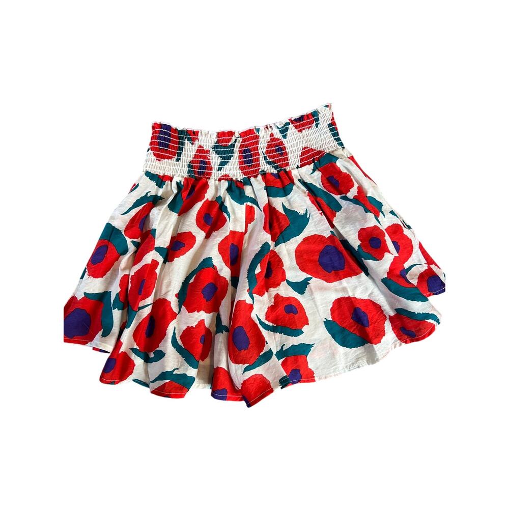 Bucket List Short and Shirt Set.  Flowered. Top is Medium Bottom is Large. - Picture 7 of 9